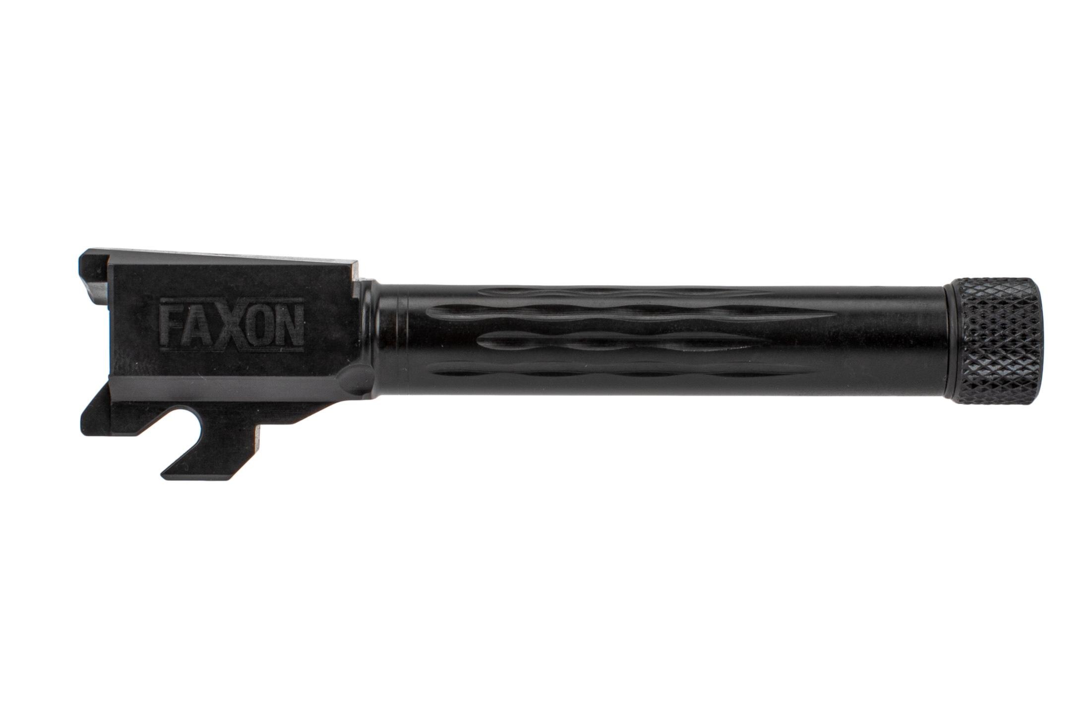 Faxon Firearms SIG P320 Compact Flame Fluted Threaded Barrel Black Nitride 320B910NCLOQT